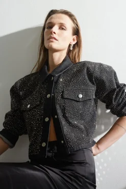 New Gestuz NadivaGZ jacket Dark grey washed