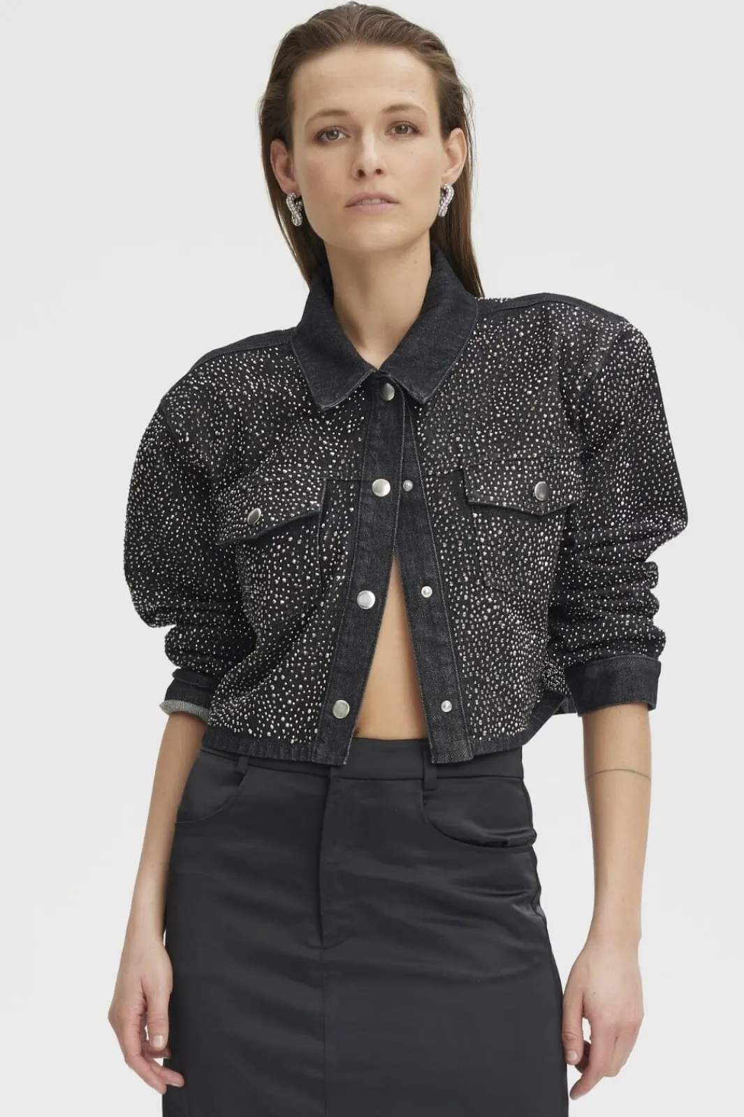 New Gestuz NadivaGZ jacket Dark grey washed