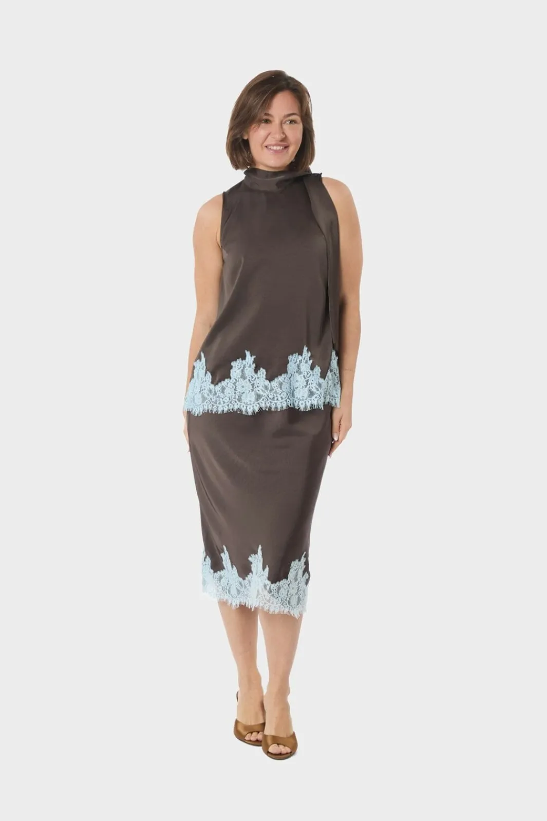 Hot Neo Noir Naira Lace Skirt 167839 676