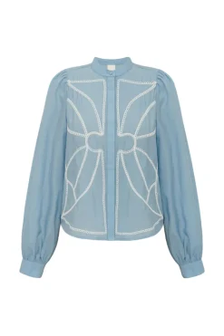 Online Gossia Najago Shirt G2795 Light Blue