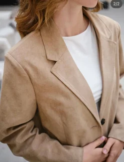 Discount Neo Noir Namy Imitated Suede Blazer 164548 213