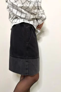 New Gossia Nannego Denim Skirt G2128 Black Denim