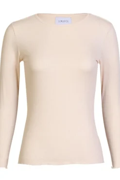 Best Liberte Natalia Ls Round Neck Blouse 9914 Creamy