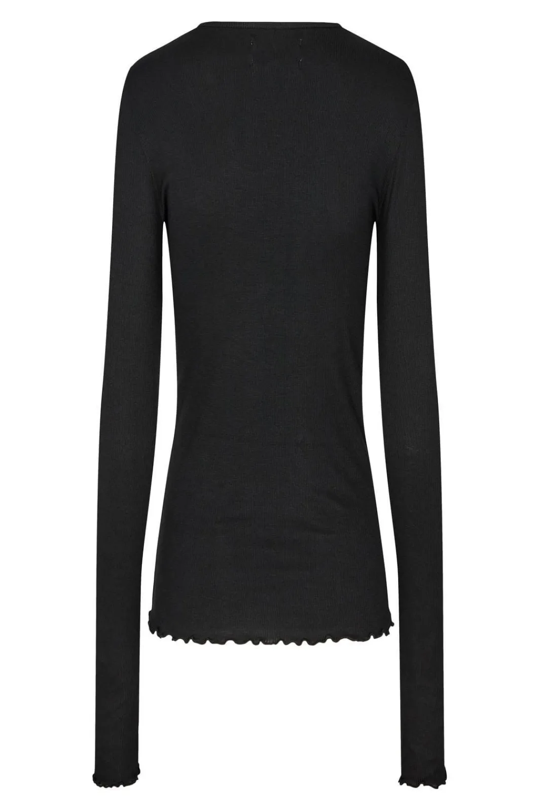 Clearance Liberte Natalia Ls Round Neck Blouse Black
