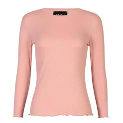 Discount Liberte Natalia Ls Round Neck Blouse 9914 Dusty Rose