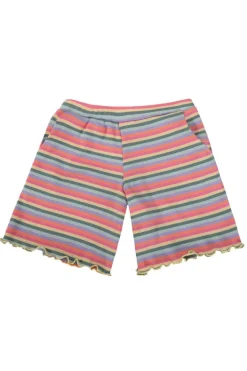 New Liberte Ami Natalia-Shorts-Kids 21234 Multi Orange Pink Stripe