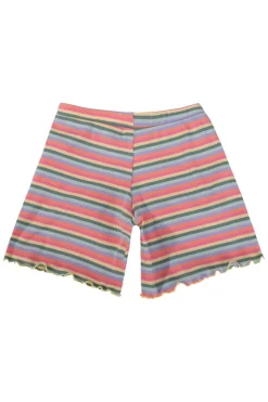New Liberte Ami Natalia-Shorts-Kids 21234 Multi Orange Pink Stripe