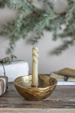Sale Bloomingville Nataline Lysestage, Guld, Aluminium 82068416 Gold