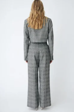 Outlet Cras Nate Blazer C581 9993 Black Silver Check