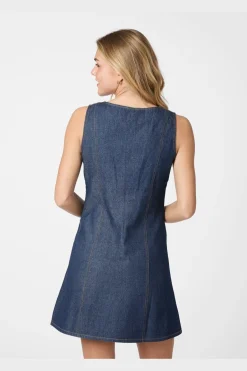 Online Neo Noir Nava Denim Dress 164290 534