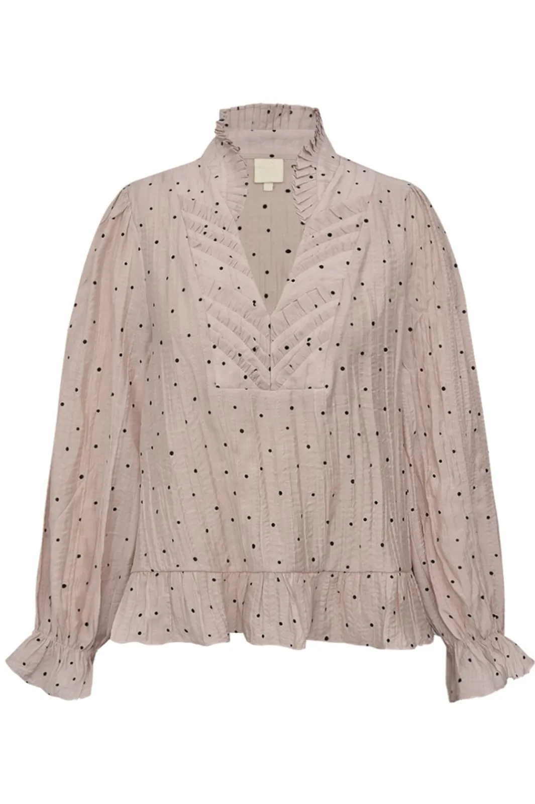 New Gossia Nazligo Lullo Blouse G2574 Rose Black Dots