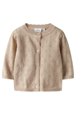 New Name It Nbfrolia Ls Knit Card 4874515 Cement