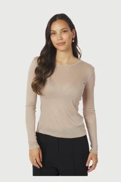 Outlet Neo Noir Nella Fine Rib Blouse 167271 976