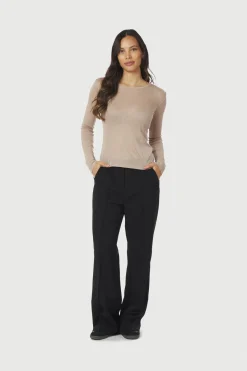 Outlet Neo Noir Nella Fine Rib Blouse 167271 976