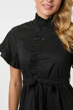 Clearance Neo Noir Nellie Poplin Dress 165275 100