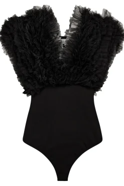 Hot Haute L'Amitié New Funky Bodysuit HL10412 Black