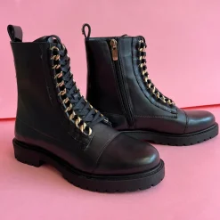 Sale Copenhagen Shoes New Rock Patent 2207 Black/Gold