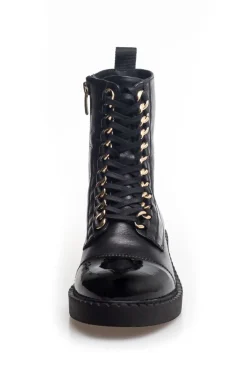 Sale Copenhagen Shoes New Rock Patent 2207 Black/Gold