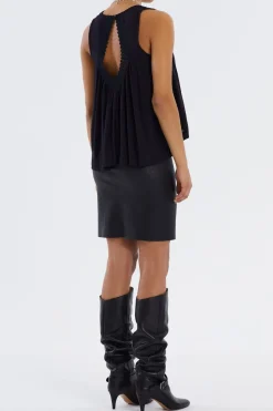 Clearance Lollys Laundry Newton Top 18 Washed Black