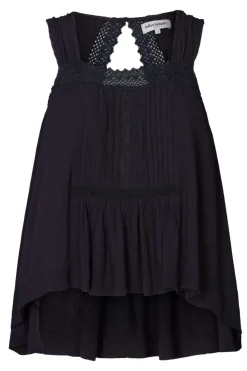 Clearance Lollys Laundry Newton Top 18 Washed Black