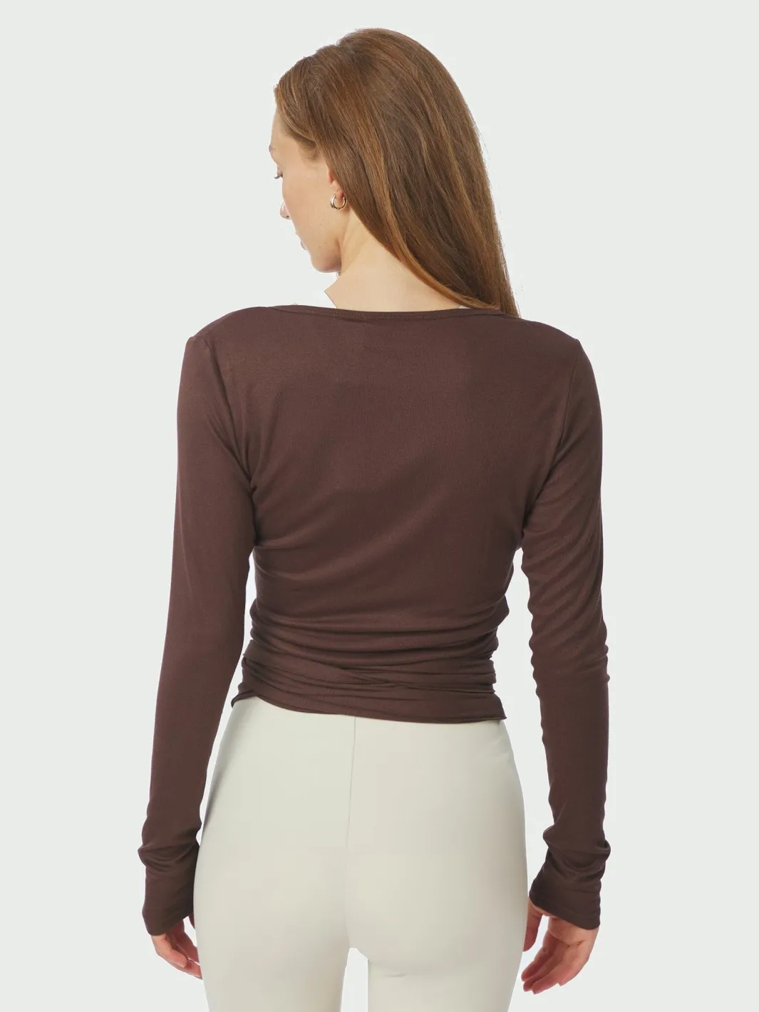 Outlet Neo Noir Nia Jersey Wrap Blouse 165501 584