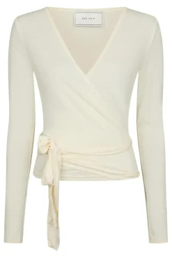 Hot Neo Noir Nia Jersey Wrap Blouse 165501 124