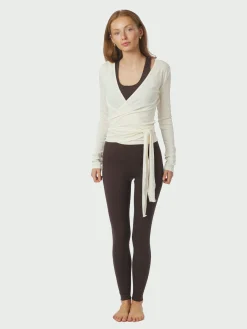 Hot Neo Noir Nia Jersey Wrap Blouse 165501 124