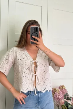 Sale A-bee Nicoline Bluse Beige
