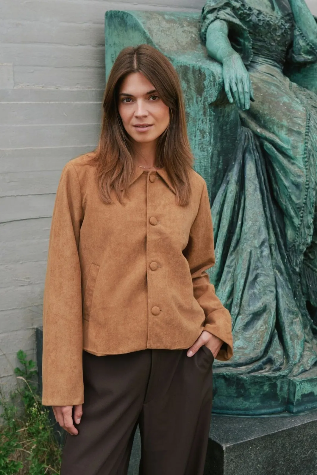 Clearance Neo Noir Nilo Faux Suede Jacket 165954 604