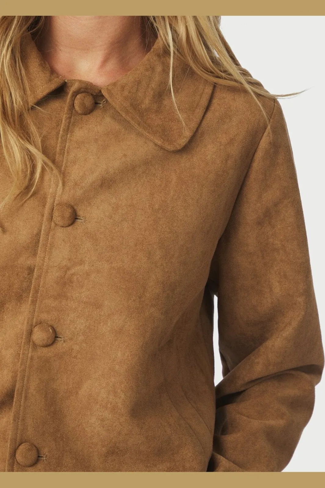 Clearance Neo Noir Nilo Faux Suede Jacket 165954 604