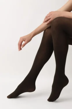 Outlet Oroblu Nives Fine Wool Tights Brown 4