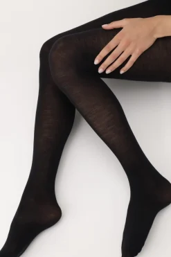 New Oroblu Nives Fine Wool Tights Black