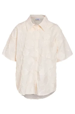 Discount Noisy May Nmalessa S/S Texture Button Down Shirt 4880657 Bright White