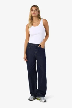 Sale Noisy May Nmalexa Loose Jeans Az386Db 4936922 Dark Blue Denim
