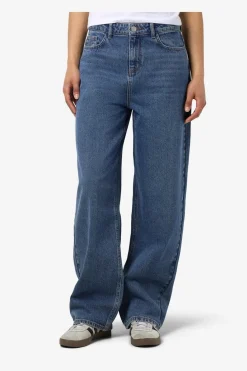 Discount Noisy May Nmalexa Nw Reg Jeans Fo055Mb 4798040 Medium Blue Denim