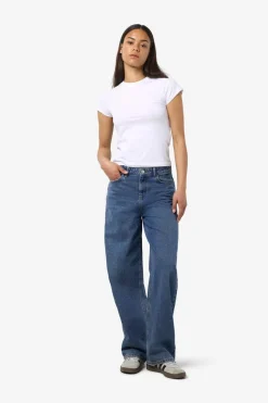 Discount Noisy May Nmalexa Nw Reg Jeans Fo055Mb 4798040 Medium Blue Denim