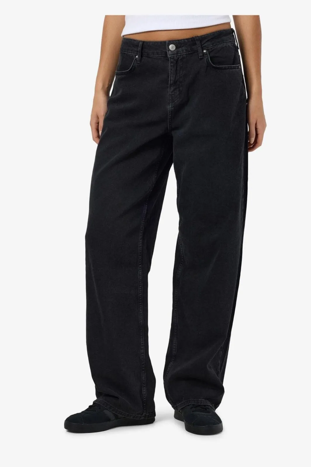 Outlet Noisy May Nmalexa Nw Reg Jeans Ft004Bl 4494815 Black Denim