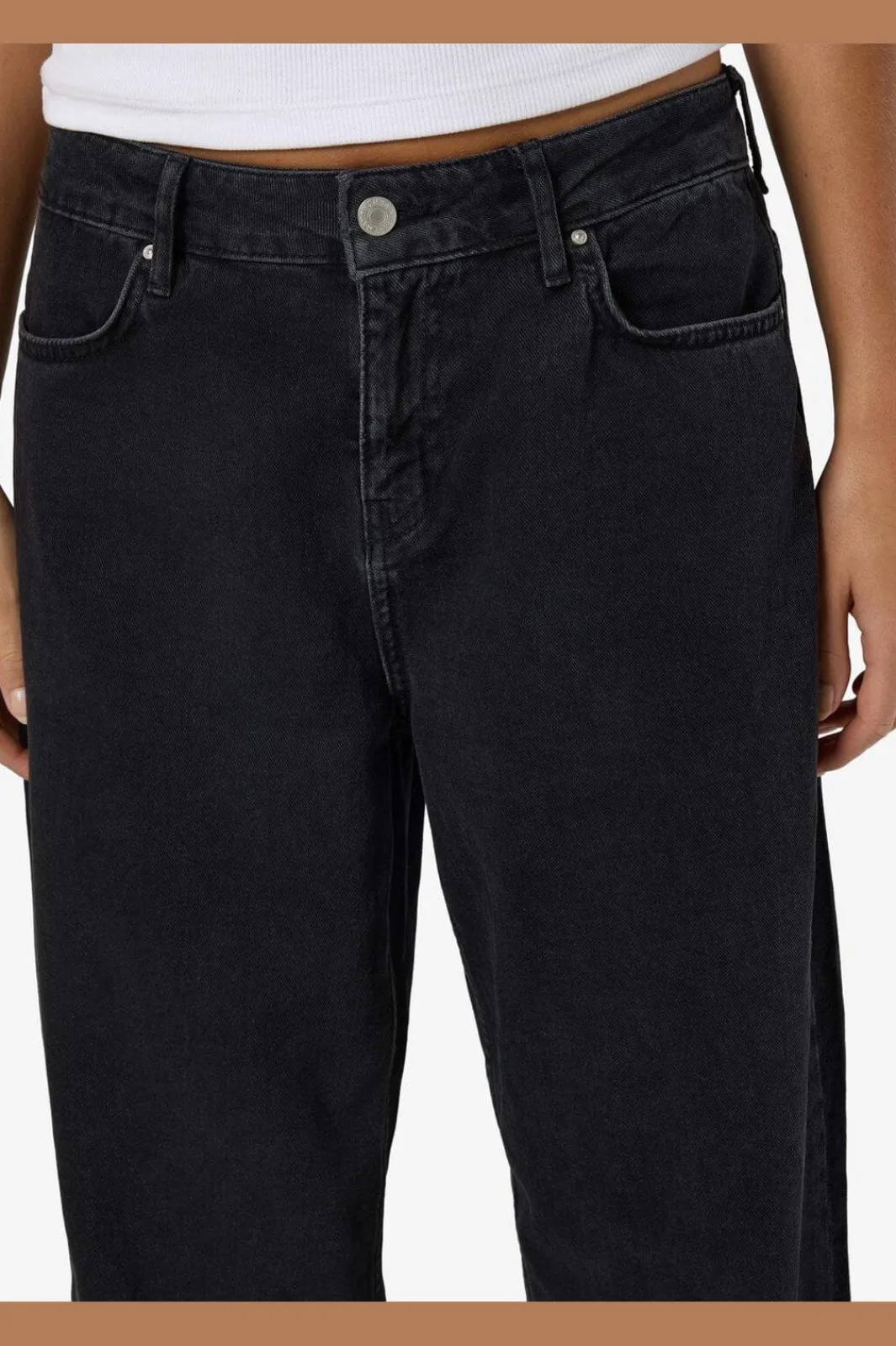 Outlet Noisy May Nmalexa Nw Reg Jeans Ft004Bl 4494815 Black Denim