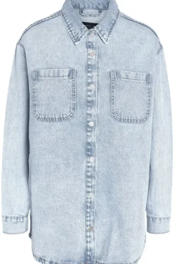 Noisy May Nmalva L/S Denim Shacket Az352Lb 4418208 Light Blue Denim