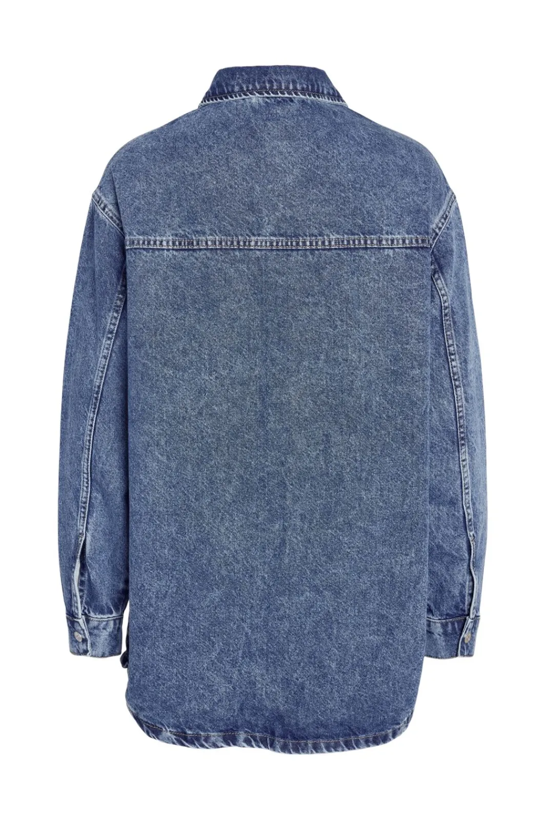 Hot Noisy May Nmalva L/S Denim Shacket Az351Mb 4418191 Medium Blue Denim