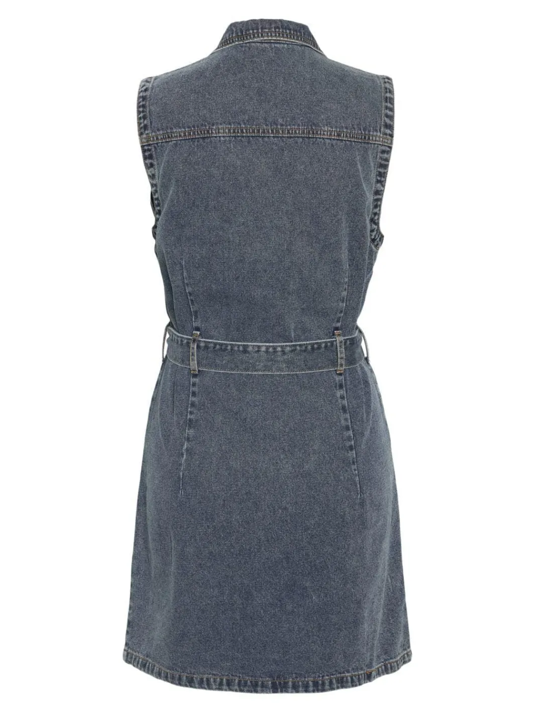 Discount Noisy May Nmalvi S/L Short Tie Dress Bs023Mb 4759543 Medium Blue Denim