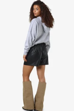 Best Noisy May Nmandy Pu Shorts 4416821 Black