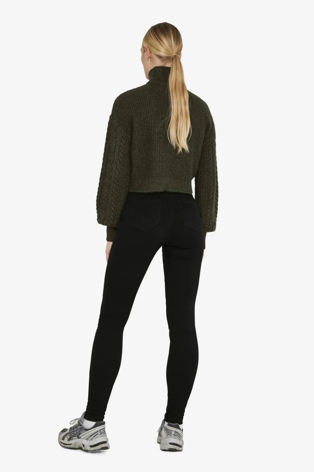 Sale Noisy May Nmcallie Skinny Black Jeans Fwd 3162952 Black Denim