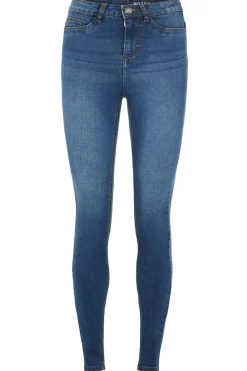 Discount Noisy May Nmcallie Skinny Blue Jeans Fwd 3110405 Medium Blue Denim