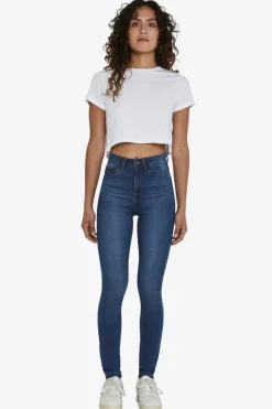 Discount Noisy May Nmcallie Skinny Blue Jeans Fwd 3110405 Medium Blue Denim