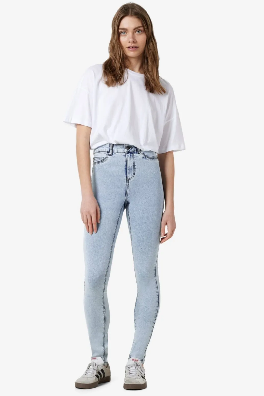 Sale Noisy May Nmcallie Skinny Jean Vi482Lb Fwd 4495548 Light Blue Denim