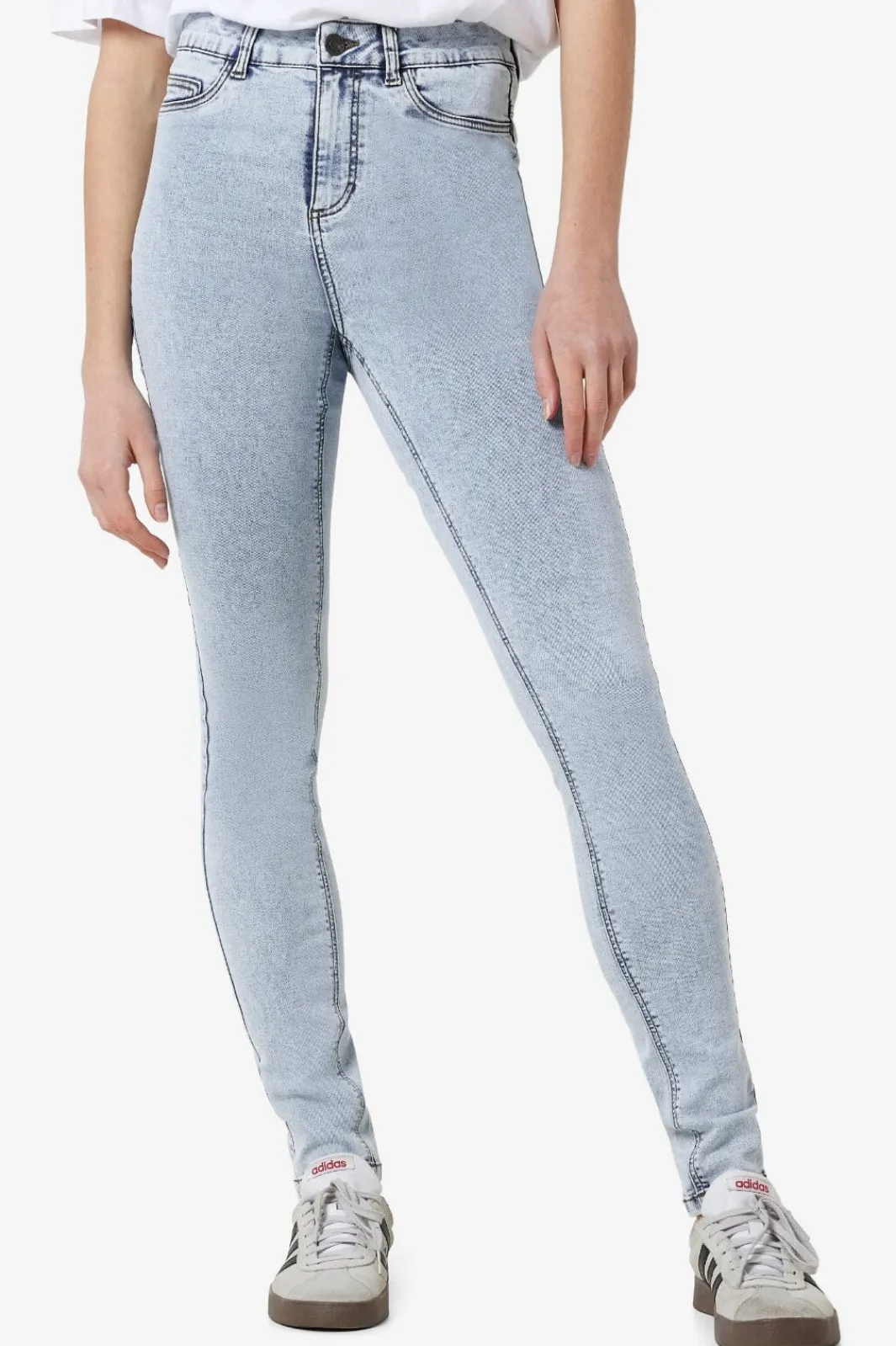 Sale Noisy May Nmcallie Skinny Jean Vi482Lb Fwd 4495548 Light Blue Denim