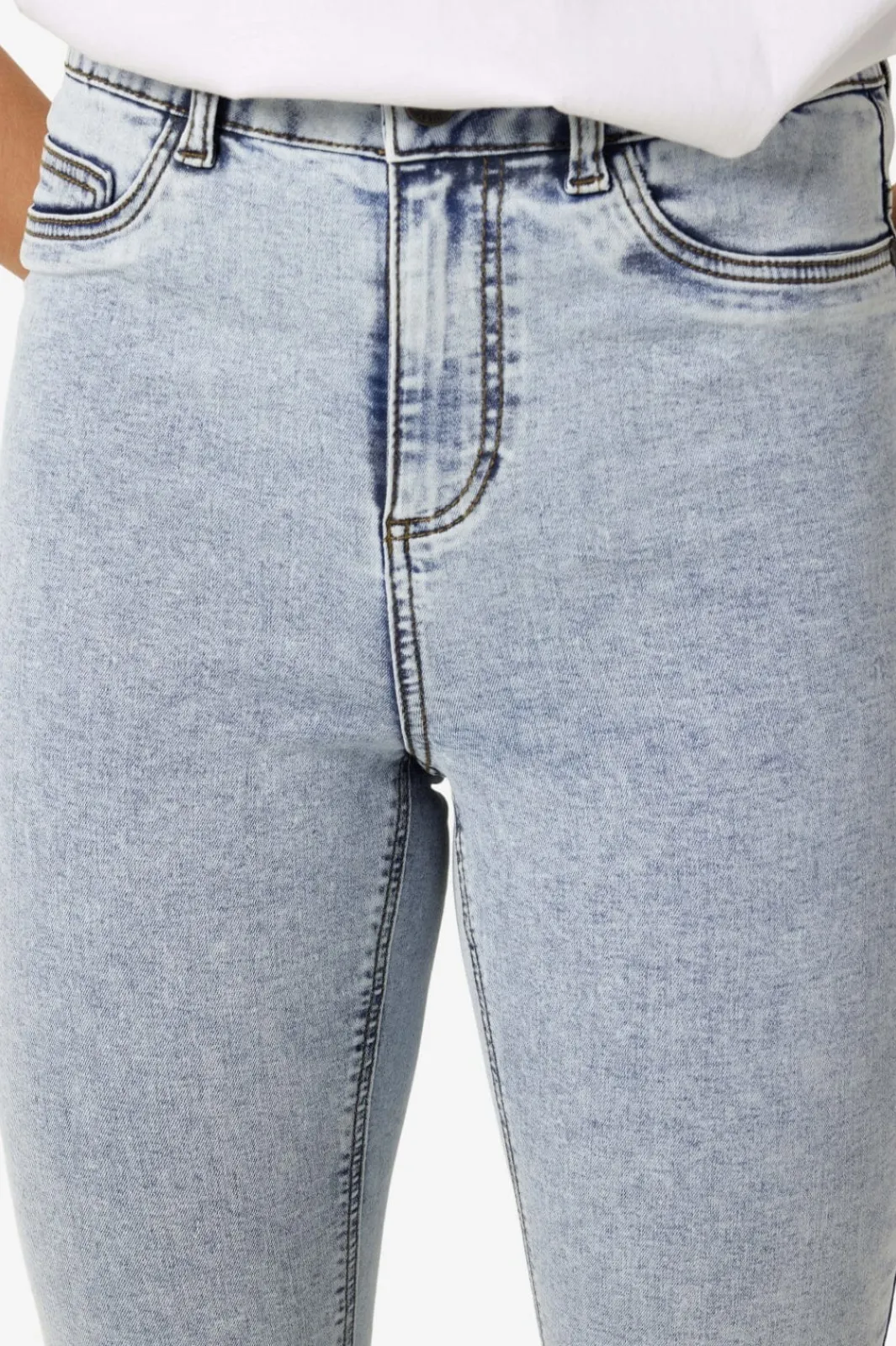 Sale Noisy May Nmcallie Skinny Jean Vi482Lb Fwd 4495548 Light Blue Denim