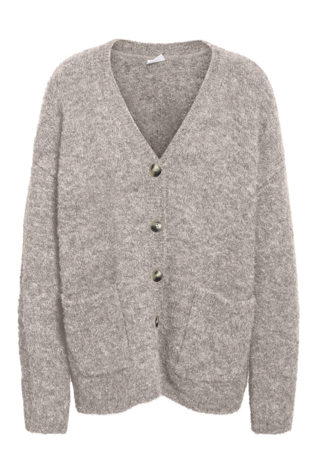 Online Noisy May Nmdolly L/S Knit Cardigan Fwd 4791858 Silver Mink