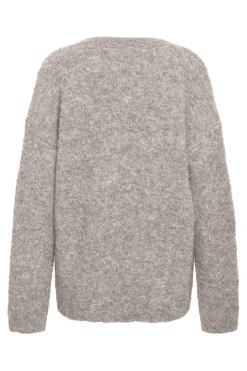 Online Noisy May Nmdolly L/S Knit Cardigan Fwd 4791858 Silver Mink